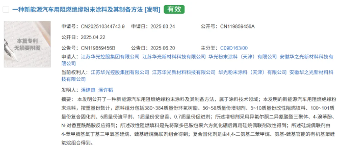 常州涂料網(wǎng) 當環(huán)保涂料遇上新能源剛需:這項專利叩響新能源汽車防護新賽道! 中網(wǎng)行業(yè)信息網(wǎng)